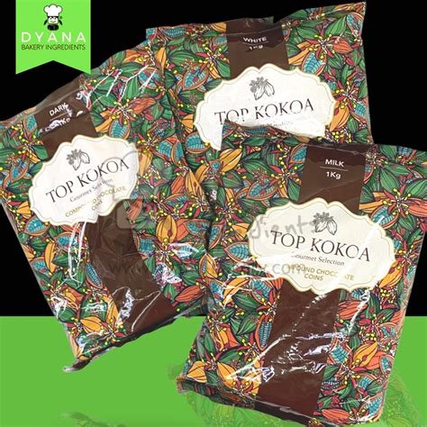 Top Kokoa Chocolate Compound Coin Shopee Malaysia