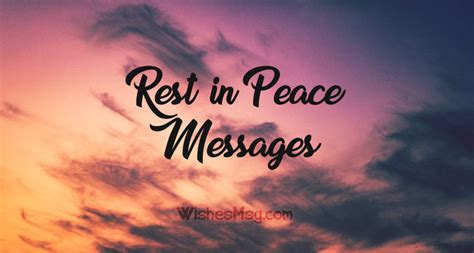 200+ Rest in Peace Messages and Quotes | WishesMsg