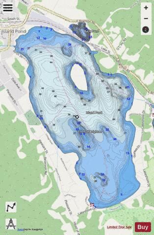 Island Pond Fishing Map | Nautical Charts App