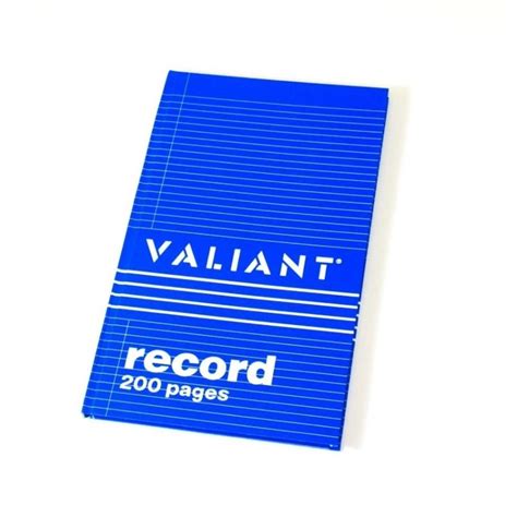 Valiant Record Book Pages Big Shopee Philippines