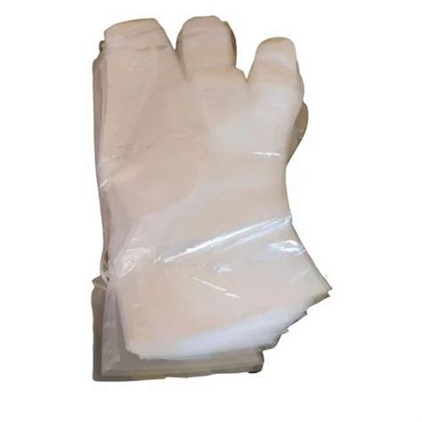 Plastic Transparent Disposable Gloves For Hand Protection Powder Free