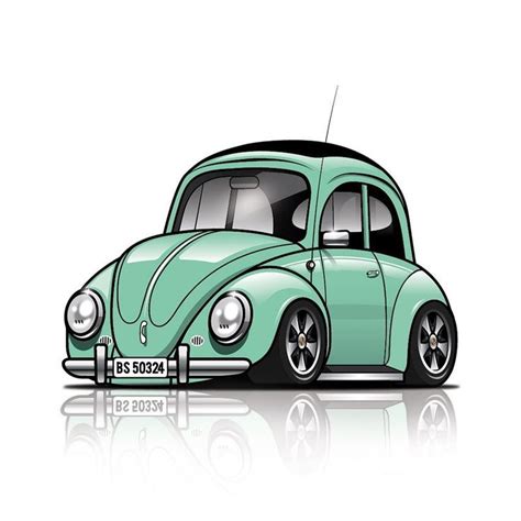 Vw Bug Car Art