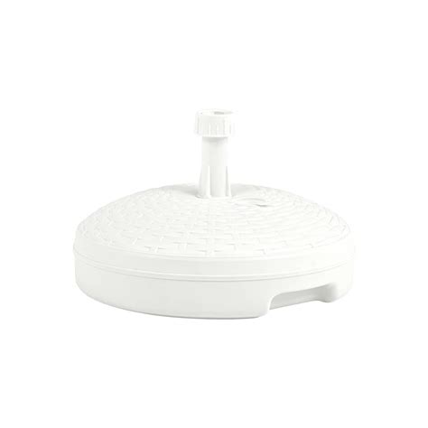 Socle De Parasol Rempli De Sable D Eau L Plastique Rotin Vidaxl