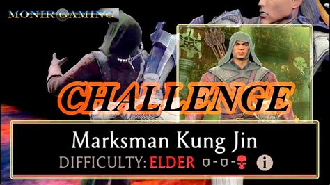 Mortal Kombat X Elder Challenge Boss Marksman Kung Jin Game Play