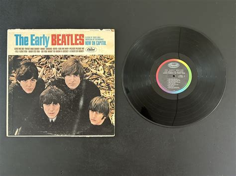 The Early Beatles Vinyl Lp Capital Records Mono Press Hf John Lennon Not Tested Ebay