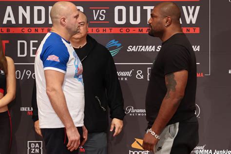 Fedor Emelianenko Quinton Jackson Bellator 237 Ceremonial Weigh Ins