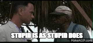 Forrest Gump Stupid Is As Stupid Does On Make A