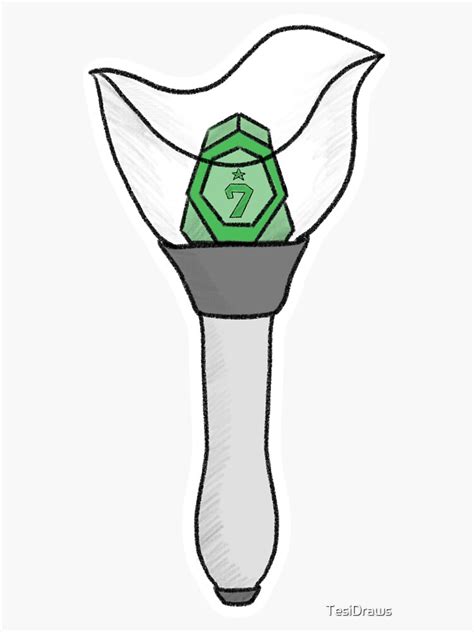 Got Lightstick Sticker For Sale By Tesidraws Redbubble