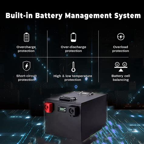 V Ah Lifepo Battery Deep Cycle Lithium Iron Phosphate Rechargeable