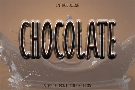 Chocolate Font By Millea Creative · Creative Fabrica