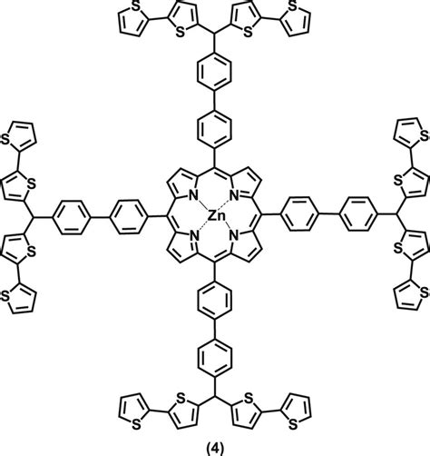 Structure Of Electropolymerizable Zinc Porphyrin Carrying Four