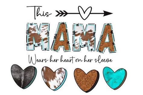 36 This Mama Wears Her Heart On Her Sleeve Designs And Graphics