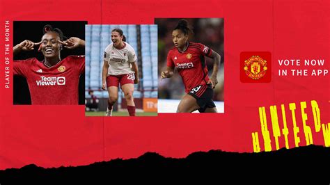 Vote On Man Utd Women Player Of The Month For October Manchester