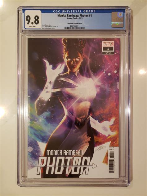 Monica Rambeau Photon 1 Manhanini 1 25 Variant CGC 9 8 Marvel Comics