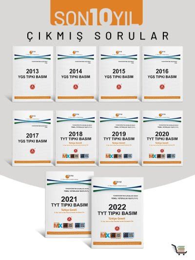 TYT Tüm Dersler Son 10 Yıl Tıpkı Basım Çıkmış Sorular A Yayınları