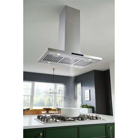 Eit1366ss 36” Stainless 640 Max Blower Cfm T Style Island Range Hood