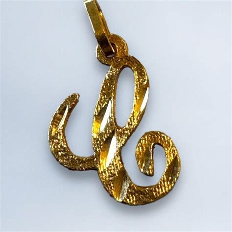 Vintage C Initial Pendant Etsy