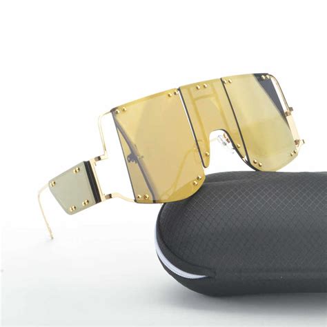 Venta Gafas De Sol Doradas Hombre En Stock