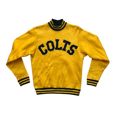 Vintage Champion Colts 1970s Vintage Warm-Up Sweatshirt | Grailed