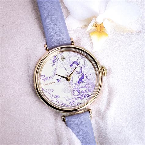 Montre Femme Lilas Toile De Jouy Ludivine Collaboration Thevenon