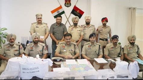 Cross Border Drugs Arms Smuggling Module Busted Kingpin Among 13 Held In Gurdaspur Hindustan