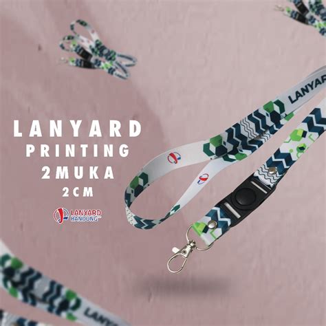 Jual Cetak Tali Idcard Custom 2cm Sublim Ful Print Color Tali Lanyard