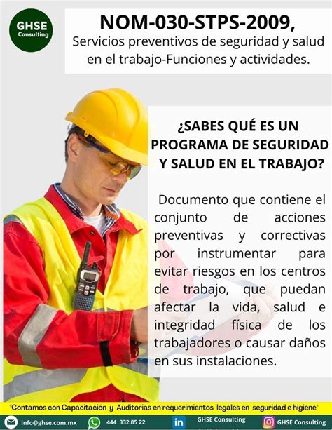 Programa De Seguridad Y Salud En El Trabajo Seguridad E Higiene