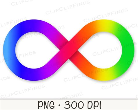 Autism Awareness Rainbow Infinity Symbol Autism Awareness Etsy