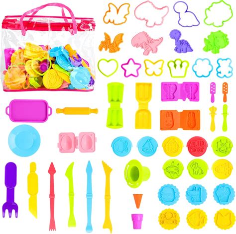 Accessoires Pâte à Modeler 49 Pièces Outils Kit de Pâte À Modeler