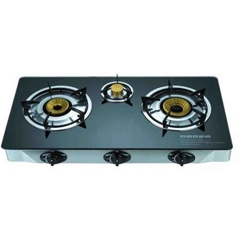 Three Burner LPG Gas Stove at Rs 4000 | Domestic Gas Stove in Pune | ID: 15001915491