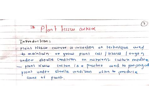 SOLUTION Pharmacognosy Plant Tissue Culture Studypool