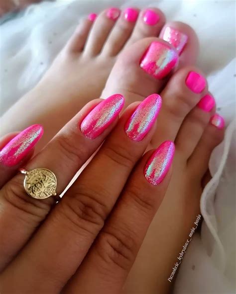 30 Pink Glitter Nail Art Ideas Youll Definitely Love Pink Glitter Nails Sparkly Nails Pink