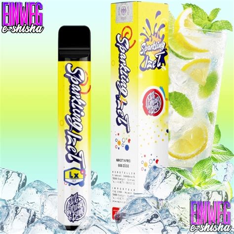 187 Vape Sparkling Ize T 600 Züge ohne Nikotin E Zigarette