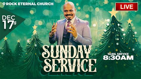 LIVE Rock Eternal Church Tamil Service December 17th 2023 08