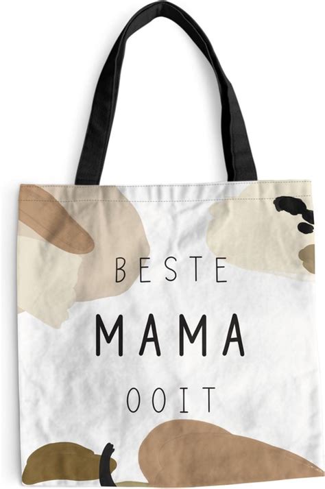 Schoudertas Strandtas Shopper Spreuken Quotes Beste Mama Ooit