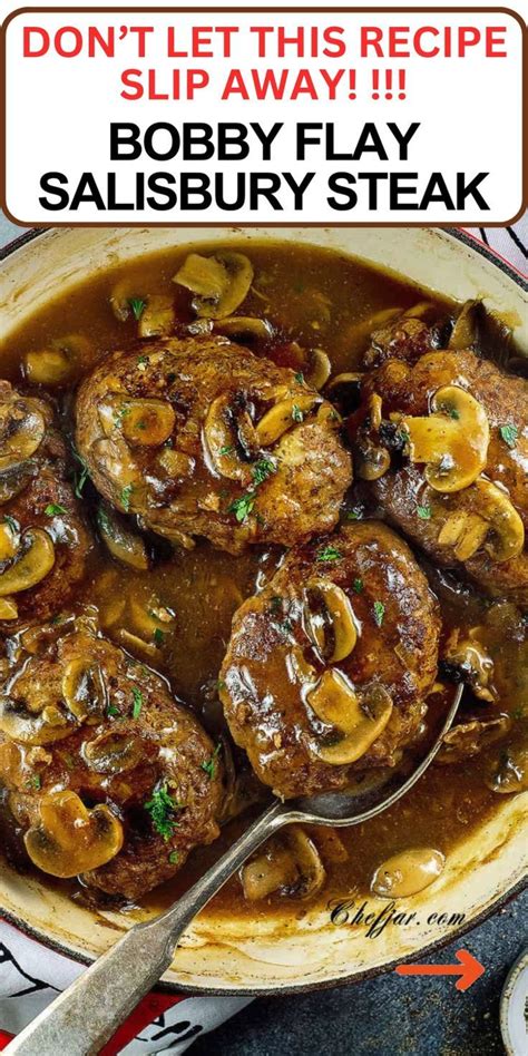 Bobby Flay Salisbury Steak Recipe With Mushroom Gravy Chefjar