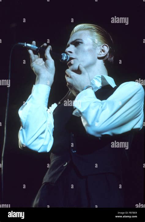 David Bowie 1947 2016 Uk Musician As The Thin White Duke Persona In