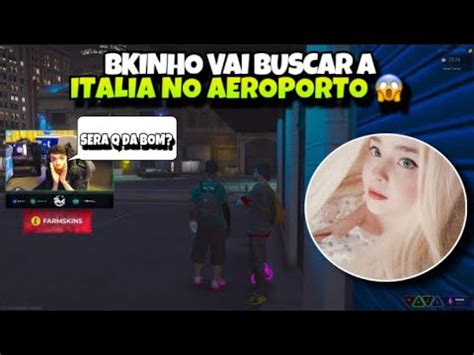 BKINHO VAI FAZER UM VIDEO BUSCANDO A ITALIA NO AEROPORTO Bkinho