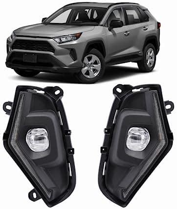 Amazon UFRAME Fits 2019 2020 2021 Toyota RAV4 Fog Light Kit W