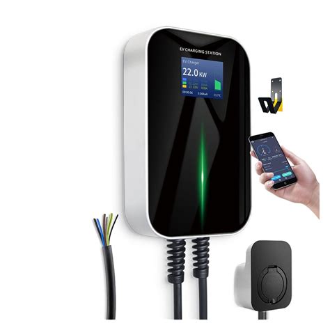 Buy Lxswy Ev Charger Ev Charger Wallbox Kw Adjust Current Wallbox