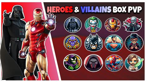 Heroes And Villains Box Pvp 0029 2214 9849 By Edw1xn Fortnite Creative Map Code Fortnitegg