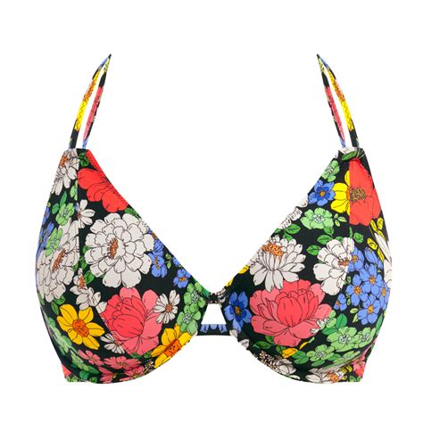 Freya Bademode Floral Haze Neckholder Bikini Oberteil Multi Annadiva