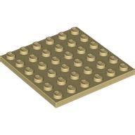 Lego Plate X Beige B Lego Plattor Lego Klossar