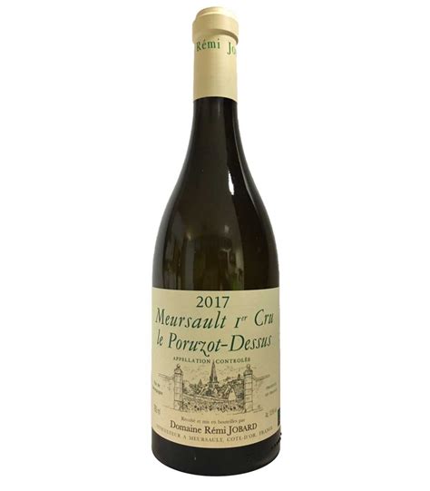 Meursault 1er Cru Le Poruzot Dessus 2017 Domaine Rémi Jobard