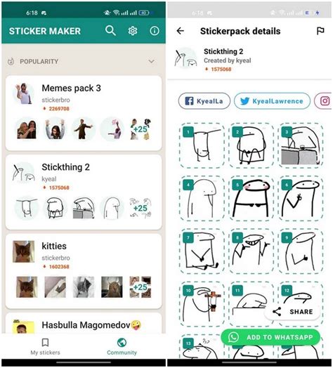 10 Best Sticker Packs For Whatsapp