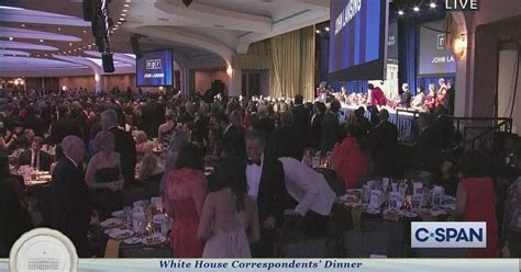 White House Correspondents' Dinner, Introductions and Pre-Speech Sights ...