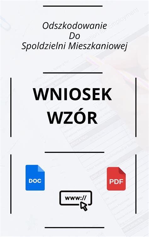 Wniosek O Odszkodowanie Do Sp Dzielni Mieszkaniowej Wz R