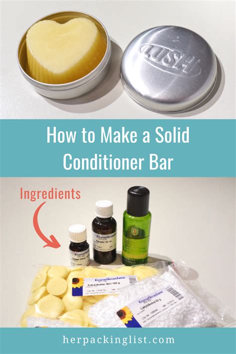 Diy Solid Conditioner Spill Proof For Your Travels Her Packing List