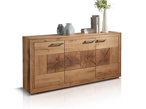 WINSTON I Sideboard Material Massivholz Wildeiche geölt