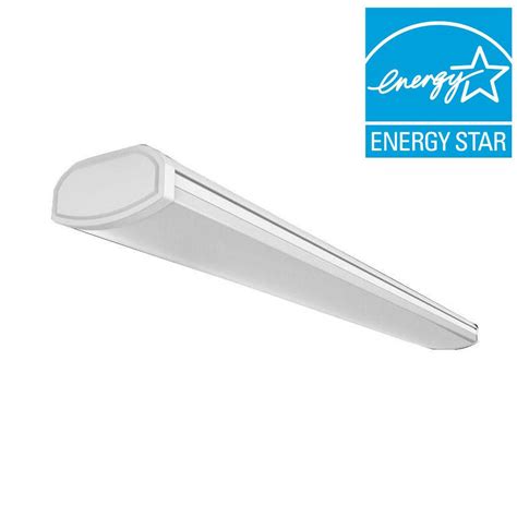 Commercial Electric Ft Bright Cool White Linear Led Direct Wire